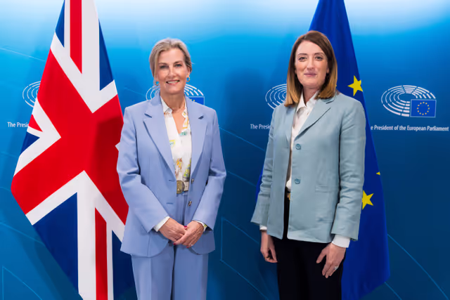 Fotografia 3: Roberta METSOLA, EP President meets with SOPHIE, Duchess of Edinburgh