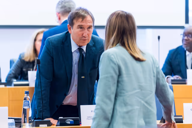 Suriet 12: Meeting of the EP Conference of Presidents in the presence of Antonio COSTA, President of the European Council