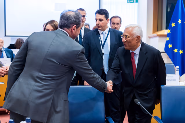 Suriet 4: Meeting of the EP Conference of Presidents in the presence of Antonio COSTA, President of the European Council