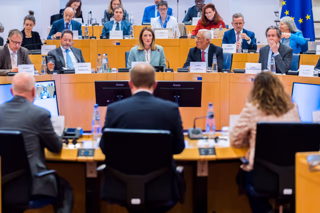 Suriet 3: Meeting of the EP Conference of Presidents in the presence of Antonio COSTA, President of the European Council