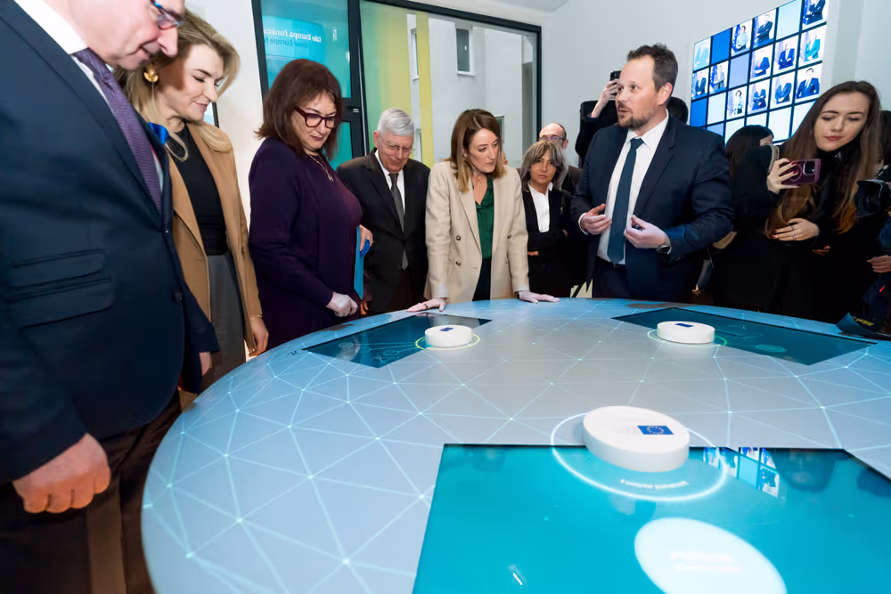 Official visit by Roberta METSOLA, EP President to Zagreb (Croatia) - Inauguration of the Europa Experience