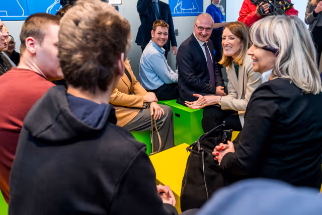 Photo 2 : Official visit by Roberta METSOLA, EP President to Zagreb (Croatia) - Inauguration of the Europa Experience