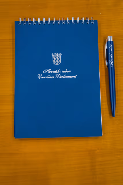 Foto 4: Official visit by Roberta METSOLA, EP President to Zagreb (Croatia) - Meeting with Gordan JANDROKOVIĆ, Speaker of the Croatian Parliament in Zagreb