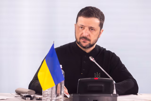 Photo 7: Ceremony commemorating the third anniversary of the liberation in Bucha (Ukraine) and Bucha Summit