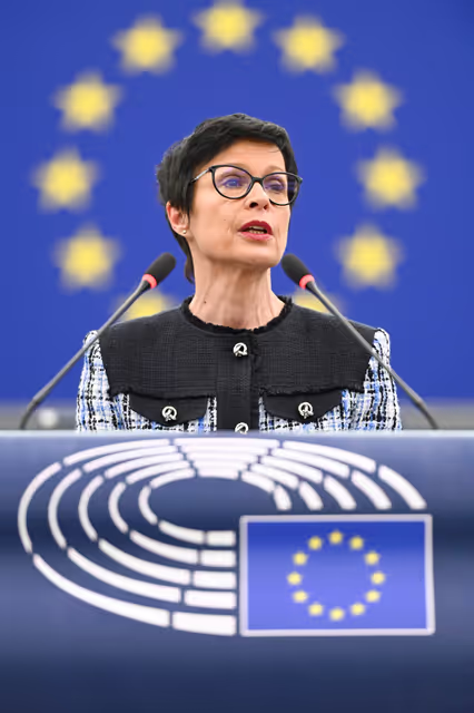 Снимка 29: EP Plenary session - Crackdown on democracy in Türkiye and the arrest of Ekrem İmamoğlu