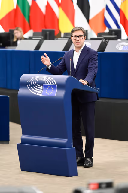 Снимка 10: EP Plenary session - Crackdown on democracy in Türkiye and the arrest of Ekrem İmamoğlu