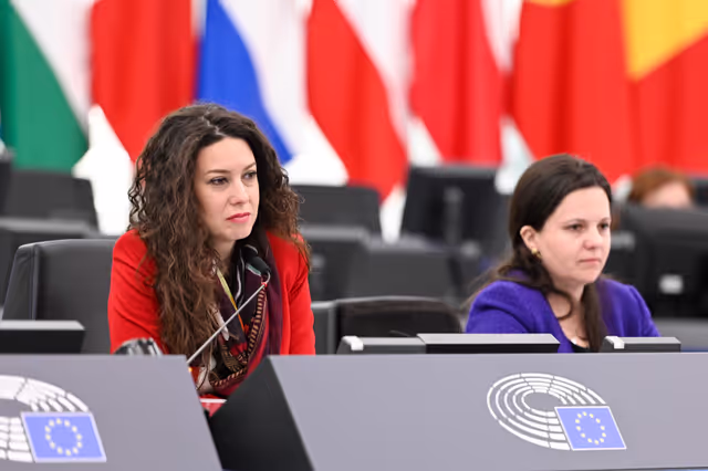 Снимка 1: EP Plenary session - Crackdown on democracy in Türkiye and the arrest of Ekrem İmamoğlu