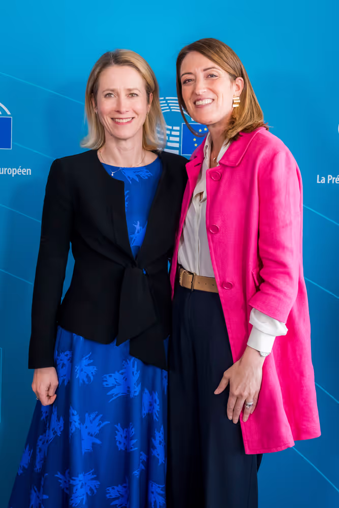 Roberta METSOLA, EP President meets with Kaja KALLAS, High Representative for Foreign Affairs and Security Policy