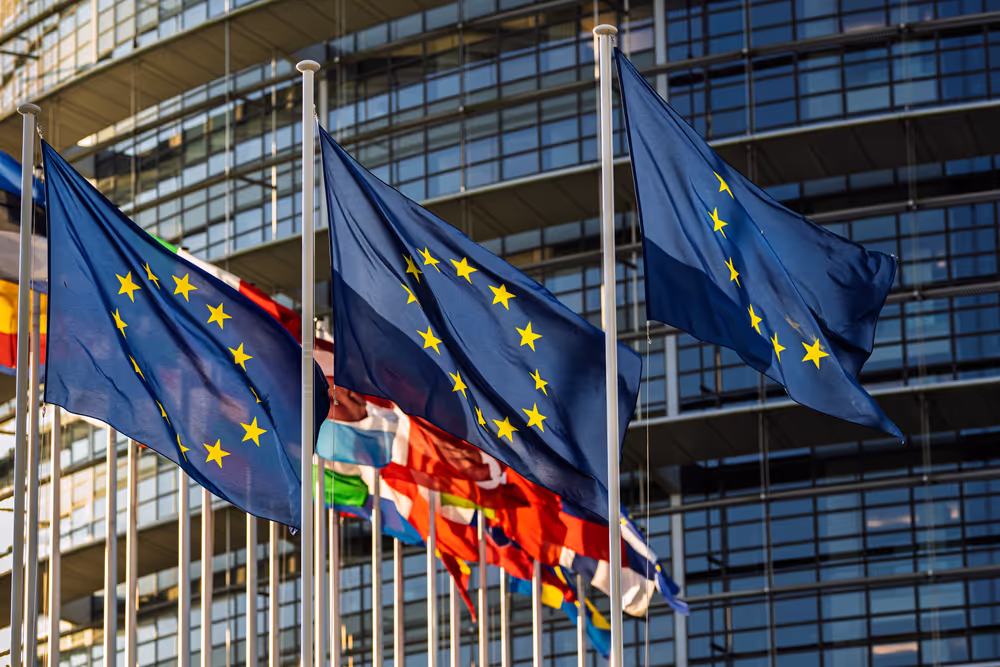 Outside view of the EP headquarters in Strasbourg