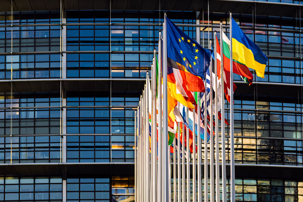 Outside view of the EP headquarters in Strasbourg