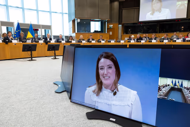 Снимка 40: Extraordinary meeting of the Conference of Committee Chairs - Second Inter-Committee Meeting of the European Parliament and the Verkhovna Rada of Ukraine