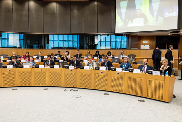 Снимка 32: Extraordinary meeting of the Conference of Committee Chairs - Second Inter-Committee Meeting of the European Parliament and the Verkhovna Rada of Ukraine
