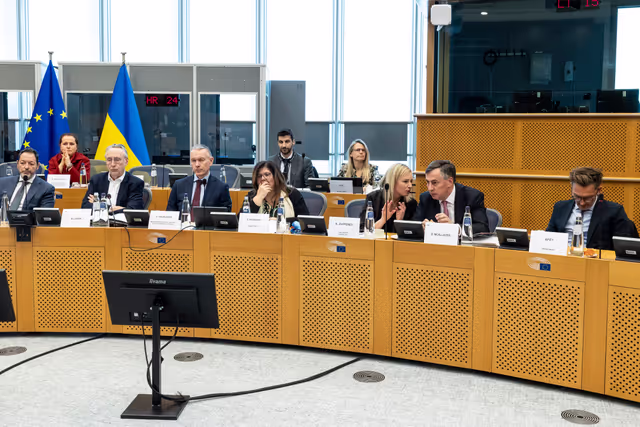 Снимка 27: Extraordinary meeting of the Conference of Committee Chairs - Second Inter-Committee Meeting of the European Parliament and the Verkhovna Rada of Ukraine