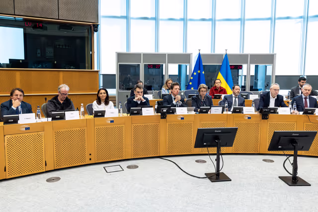 Снимка 26: Extraordinary meeting of the Conference of Committee Chairs - Second Inter-Committee Meeting of the European Parliament and the Verkhovna Rada of Ukraine