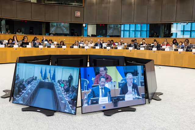 Снимка 21: Extraordinary meeting of the Conference of Committee Chairs - Second Inter-Committee Meeting of the European Parliament and the Verkhovna Rada of Ukraine