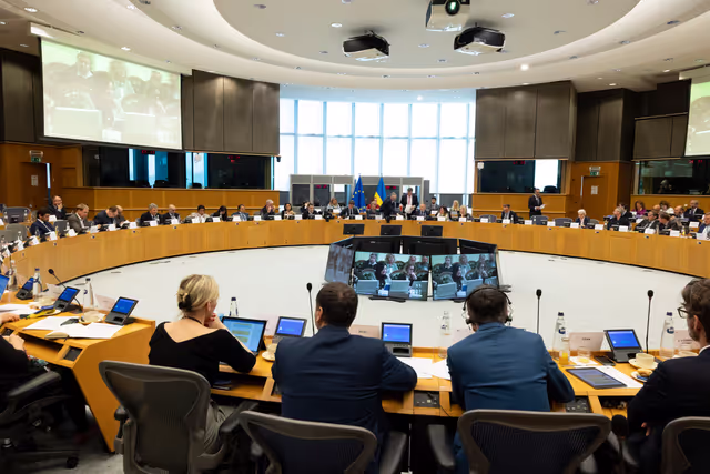 Снимка 8: Extraordinary meeting of the Conference of Committee Chairs - Second Inter-Committee Meeting of the European Parliament and the Verkhovna Rada of Ukraine