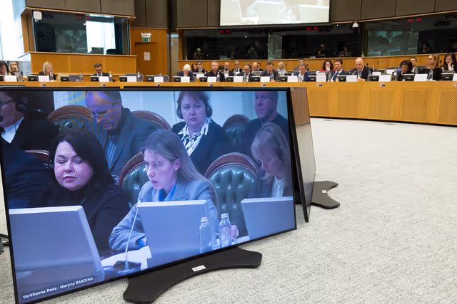 Снимка 5: Extraordinary meeting of the Conference of Committee Chairs - Second Inter-Committee Meeting of the European Parliament and the Verkhovna Rada of Ukraine