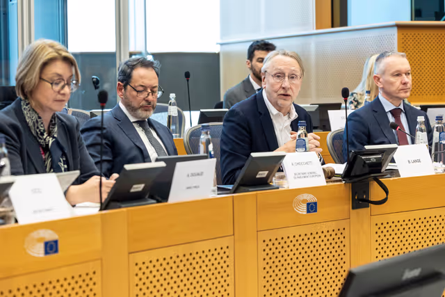 Снимка 22: Extraordinary meeting of the Conference of Committee Chairs - Second Inter-Committee Meeting of the European Parliament and the Verkhovna Rada of Ukraine