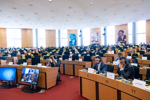 Fotografie 2: ENVI - Exchange of views with Jessika Roswall, Commissioner responsible for Environment, Water Resilience and a Competitive Circular Economy, as part of the structured dialogue