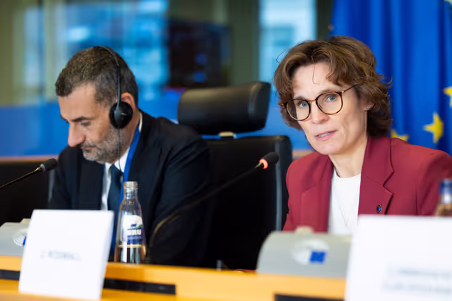 Fotografie 20: ENVI - Exchange of views with Jessika Roswall, Commissioner responsible for Environment, Water Resilience and a Competitive Circular Economy, as part of the structured dialogue