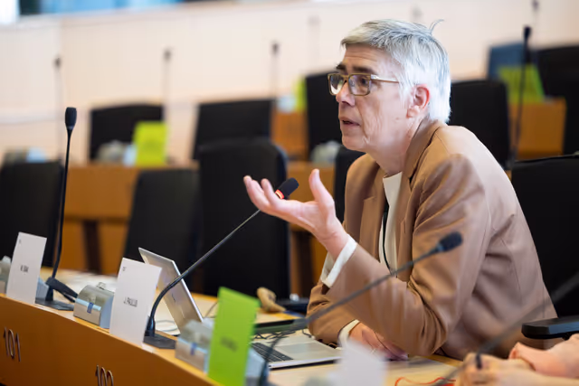 Fotografie 7: ENVI - Exchange of views with Jessika Roswall, Commissioner responsible for Environment, Water Resilience and a Competitive Circular Economy, as part of the structured dialogue