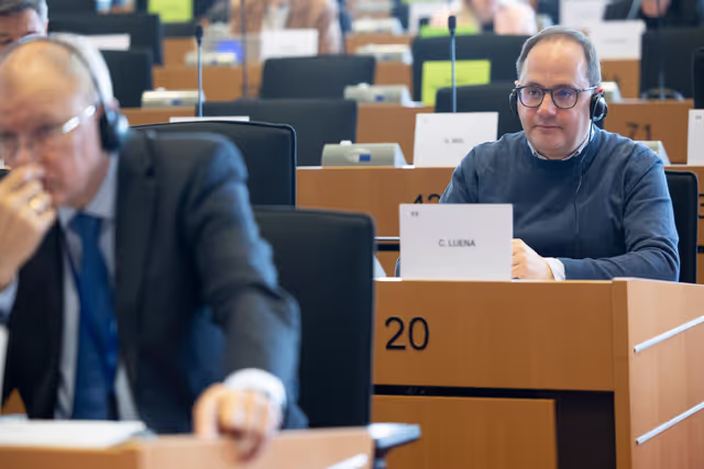 Fotografie 1: ENVI - Exchange of views with Jessika Roswall, Commissioner responsible for Environment, Water Resilience and a Competitive Circular Economy, as part of the structured dialogue