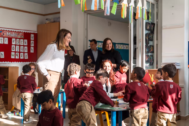 Roberta METSOLA, EP President visit to Malta - Visit to St Paul’s Missionary College
