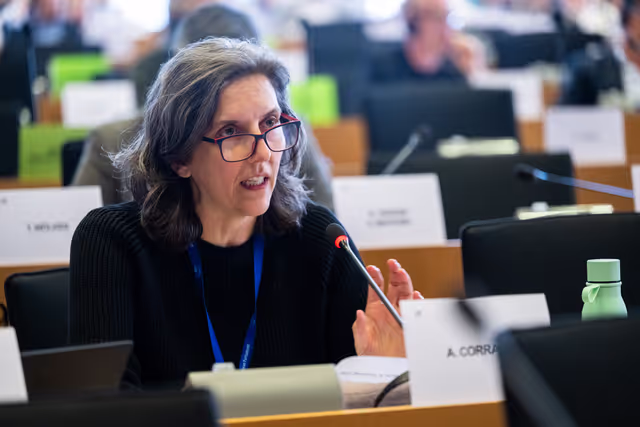 Foto 2: ECON ENVI - Exchange of views with Maria Luís Albuquerque, Commissioner for Financial Services and the Savings and Investments Union, on the draft Commission Delegated Regulation