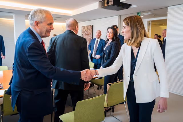 Foto 9: Roberta METSOLA, EP President receives a delegation from the US Congress