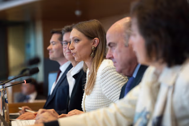 Fotogrāfija 23: ECON - Exchange of views following the presentation of the 2024 Annual Report by ECB Vice-President, Luis De Guindos