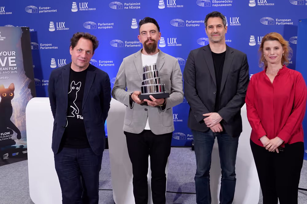 Press conference of  LUX Audience Award 2025 laureate