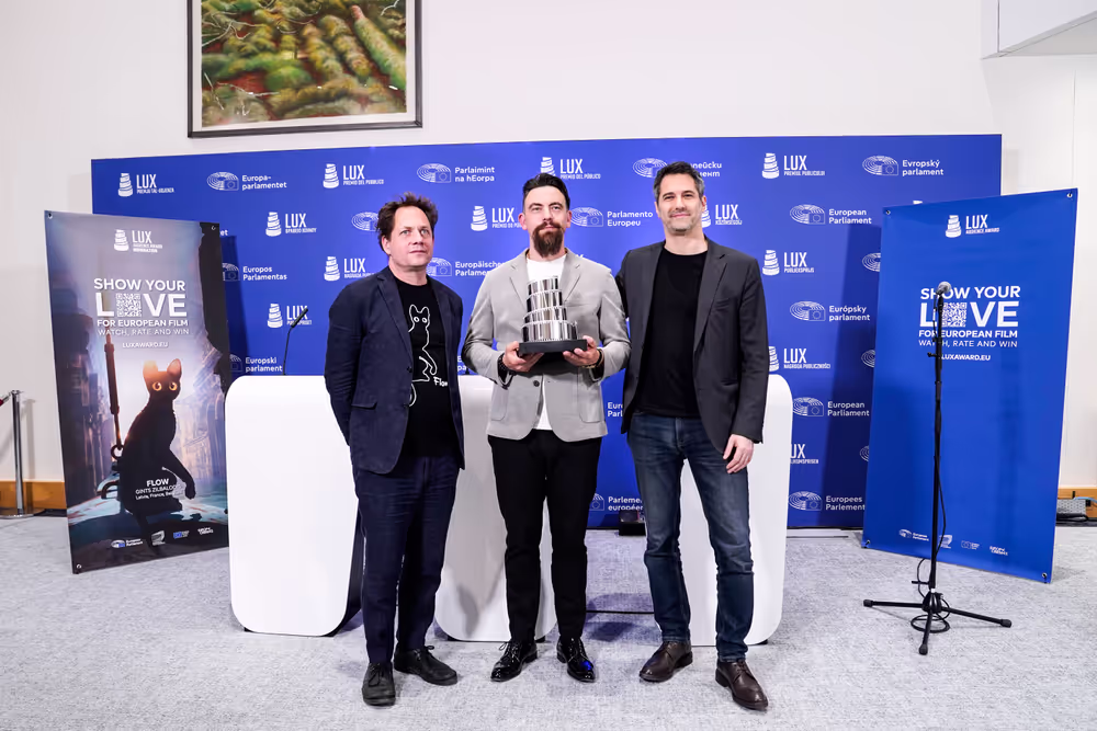 Press conference of  LUX Audience Award 2025 laureate