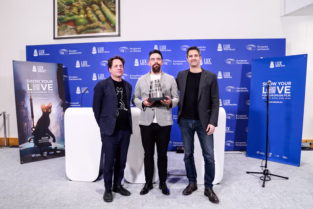 Foto 2: Press conference of  LUX Audience Award 2025 laureate