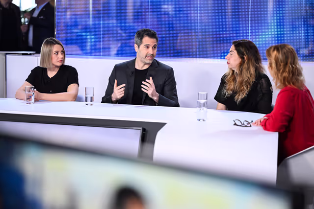 Fotogrāfija 14: LUX Audience Award 2025 - Exchanges among film representatives by Euronews