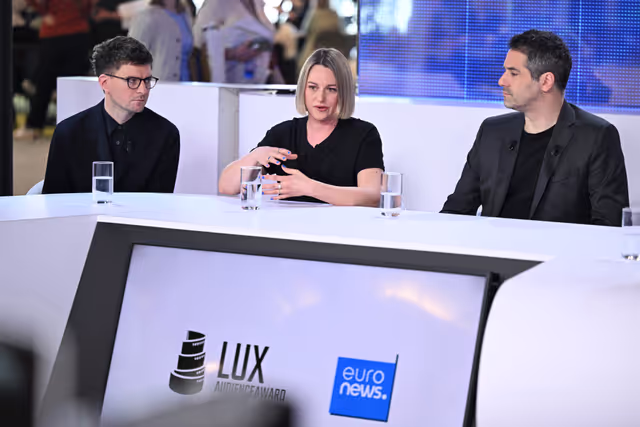 Fotogrāfija 8: LUX Audience Award 2025 - Exchanges among film representatives by Euronews