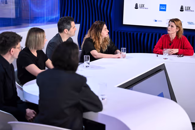 Fotogrāfija 2: LUX Audience Award 2025 - Exchanges among film representatives by Euronews