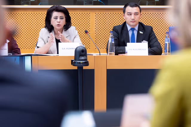 Foto 1: Workshop on Gender-Sensitive Parliaments - Inter Pares Partnership with the Oliy Majlis of the Republic of Uzbekistan