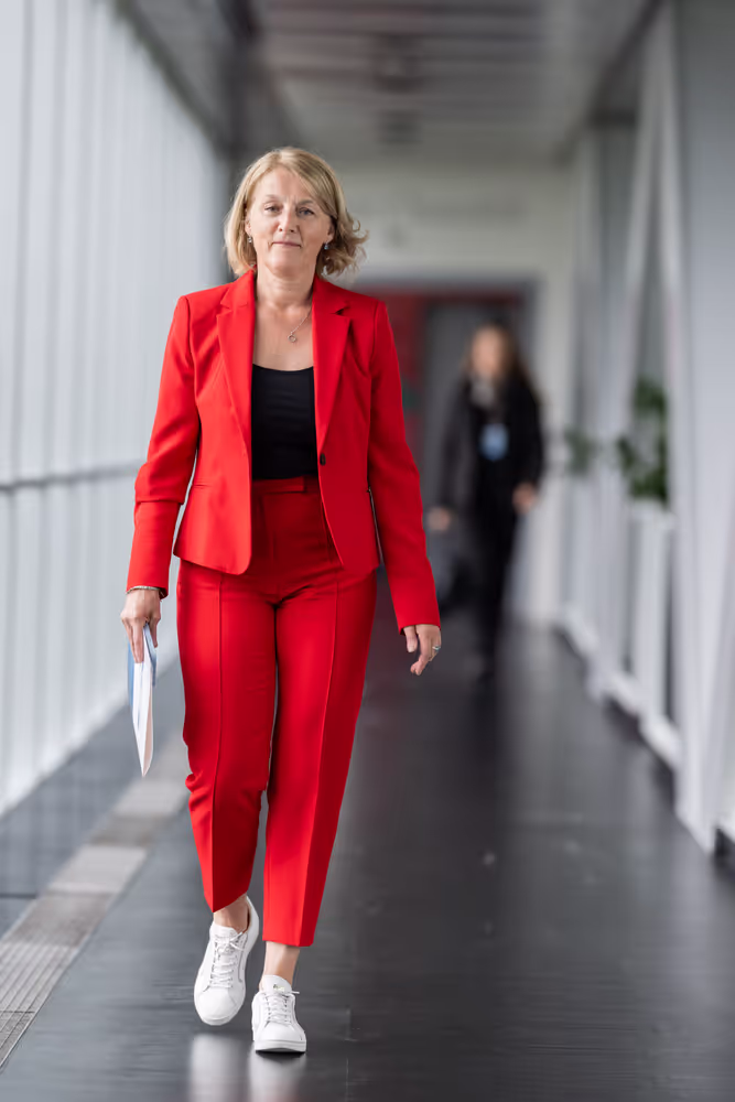 Evelyn REGNER in the EP in Strasbourg