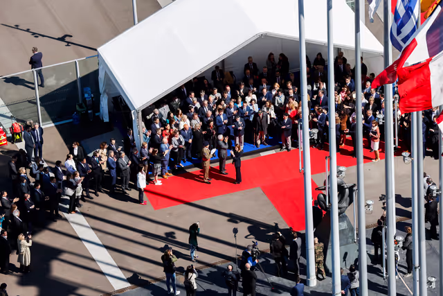 Billede 7: Commemoration of the 80th anniversary of the end of World War II in Europe - Wreath Laying Ceremony