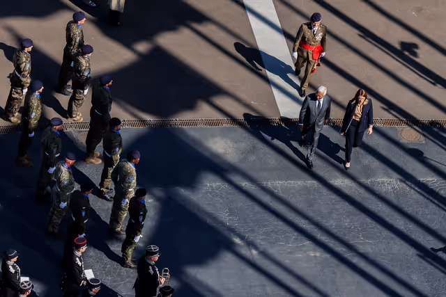 Billede 9: Commemoration of the 80th anniversary of the end of World War II in Europe - Wreath Laying Ceremony