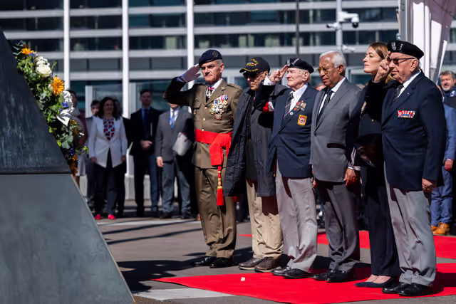 Billede 17: Commemoration of the 80th anniversary of the end of World War II in Europe - Wreath Laying Ceremony