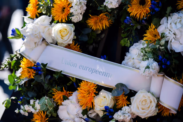 Billede 2: Commemoration of the 80th anniversary of the end of World War II in Europe - Wreath Laying Ceremony