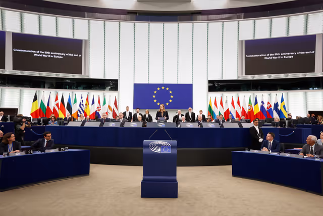 Photo 11: EP Plenary session - Commemoration 80th anniversary end of World War II in Europe