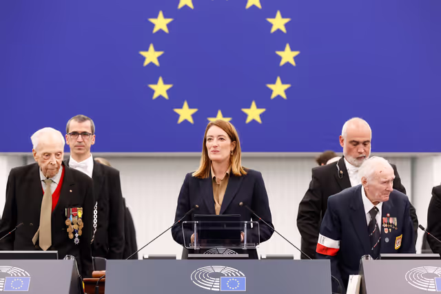 Photo 14: EP Plenary session - Commemoration 80th anniversary end of World War II in Europe