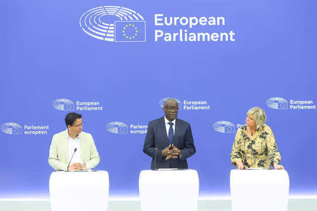 Fotografie 16: Press conference on combating sexual violence in the DRC and beyond