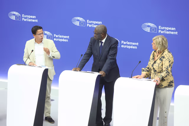 Fotografie 7: Press conference on combating sexual violence in the DRC and beyond