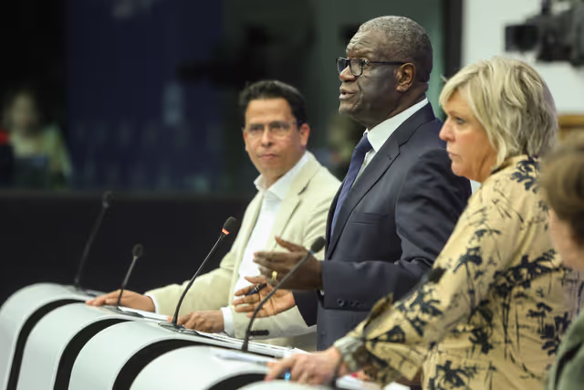 Fotografie 5: Press conference on combating sexual violence in the DRC and beyond