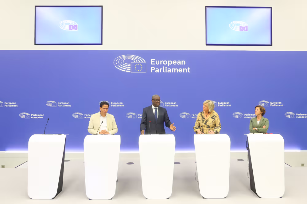 Press conference on combating sexual violence in the DRC and beyond