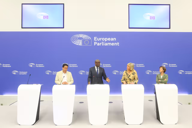 Fotografie 14: Press conference on combating sexual violence in the DRC and beyond