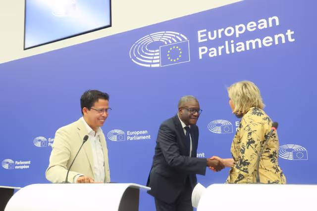 Fotografie 2: Press conference on combating sexual violence in the DRC and beyond